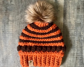 Cleveland Browns Crochet Hat