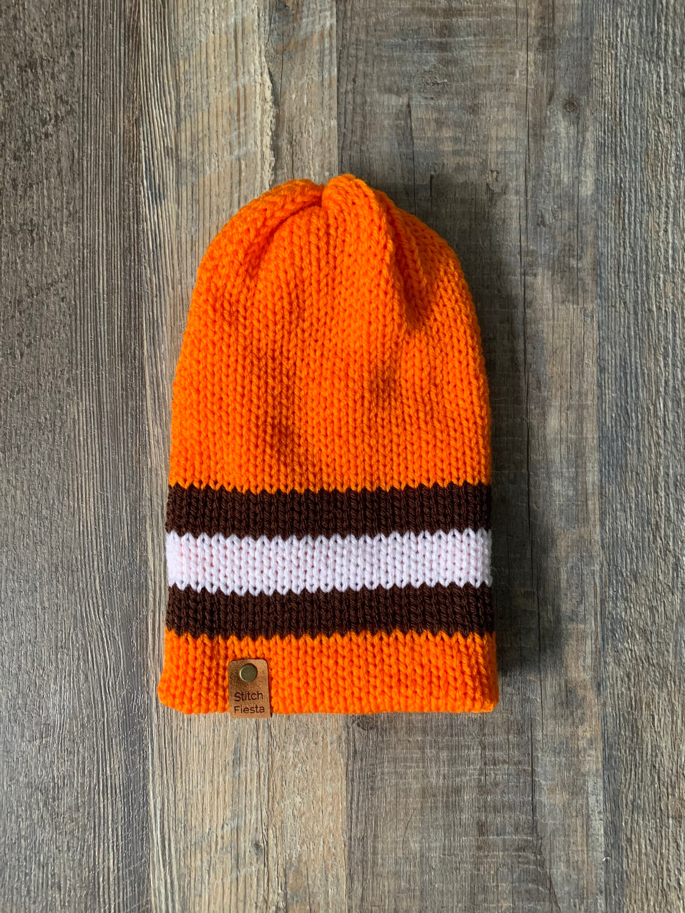 Cleveland Browns adult knit hat Etsy