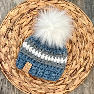 Detroit Lions Newborn, Toddler, Child, Adult Crochet hat/ beanie,  women’s hat, men’s hat