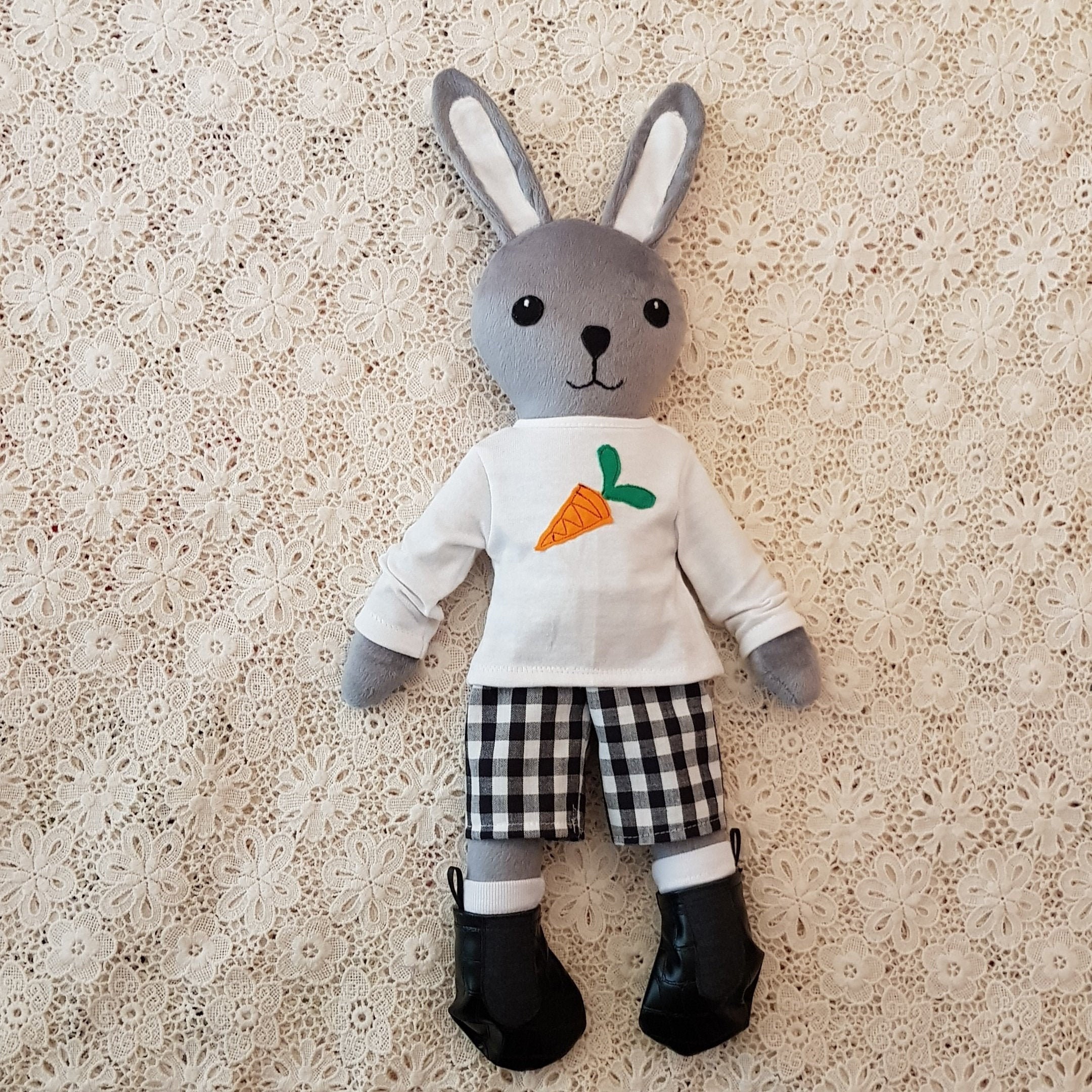 Poupée lapin en peluche squishy - Boutique de mode Kawaii