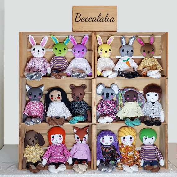 Buy Bunny Rabbit Doll Kawaii Plush Rabbit Lover Gift Handmade