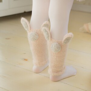 Bunny Leg Warmers KNITTING PATTERN Easy Kids warmer Knit Pattern Bunny Baby Leg Warmers Pattern Girls Gift Bunny Lover I Bunny Lilly image 6