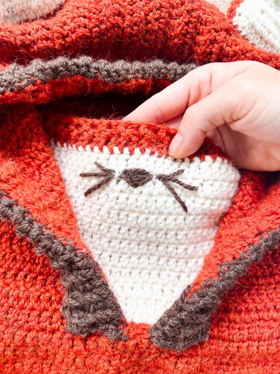 Lot De 2 Tours De Cou Crochet Main Artisanaux Français - Couleur Rouille/marron - Neuf