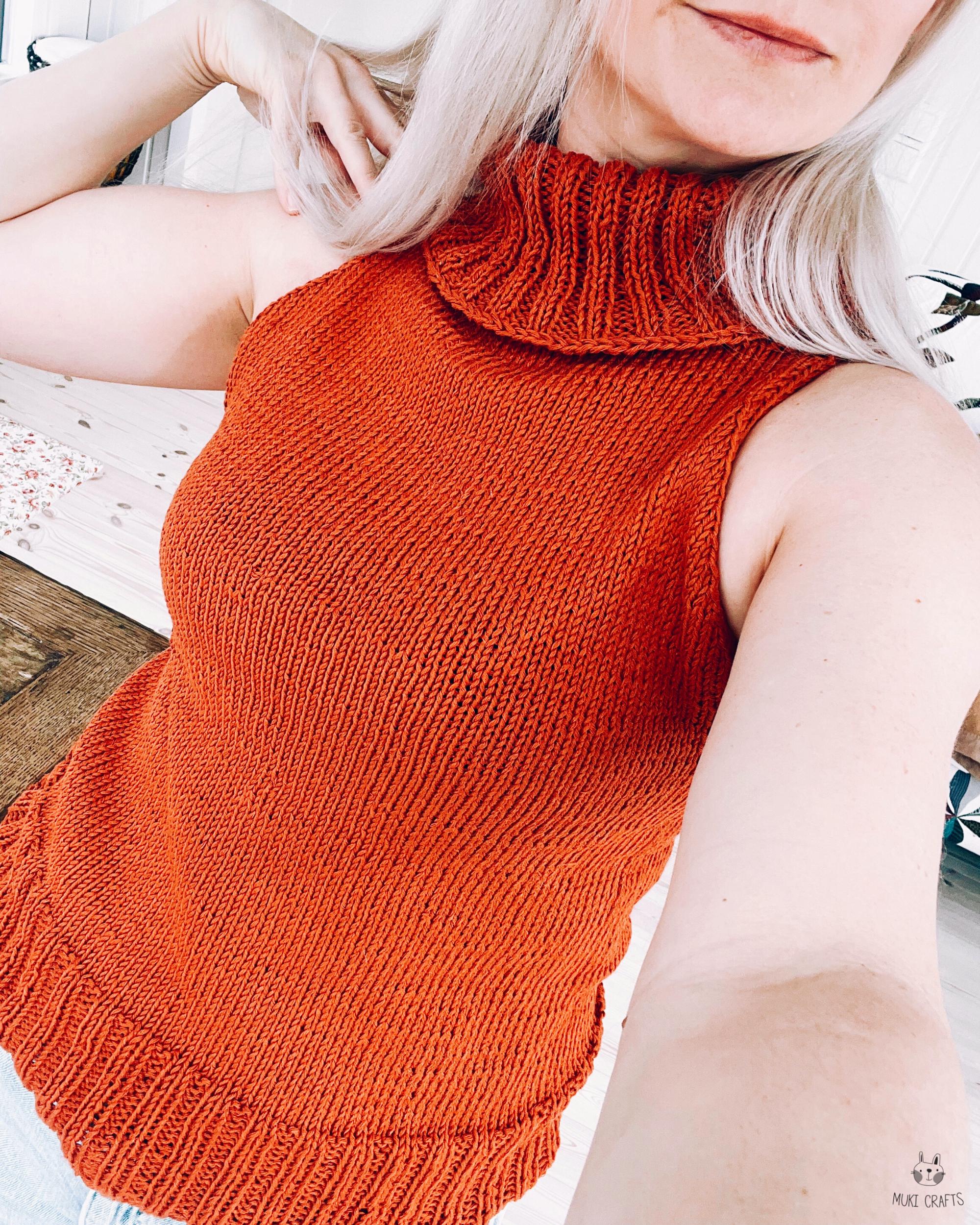 【n】 ROLL NECK SHORT KNIT TOPS Short Sleeve Knit Top with Rolled Neckline – StoneFlowers