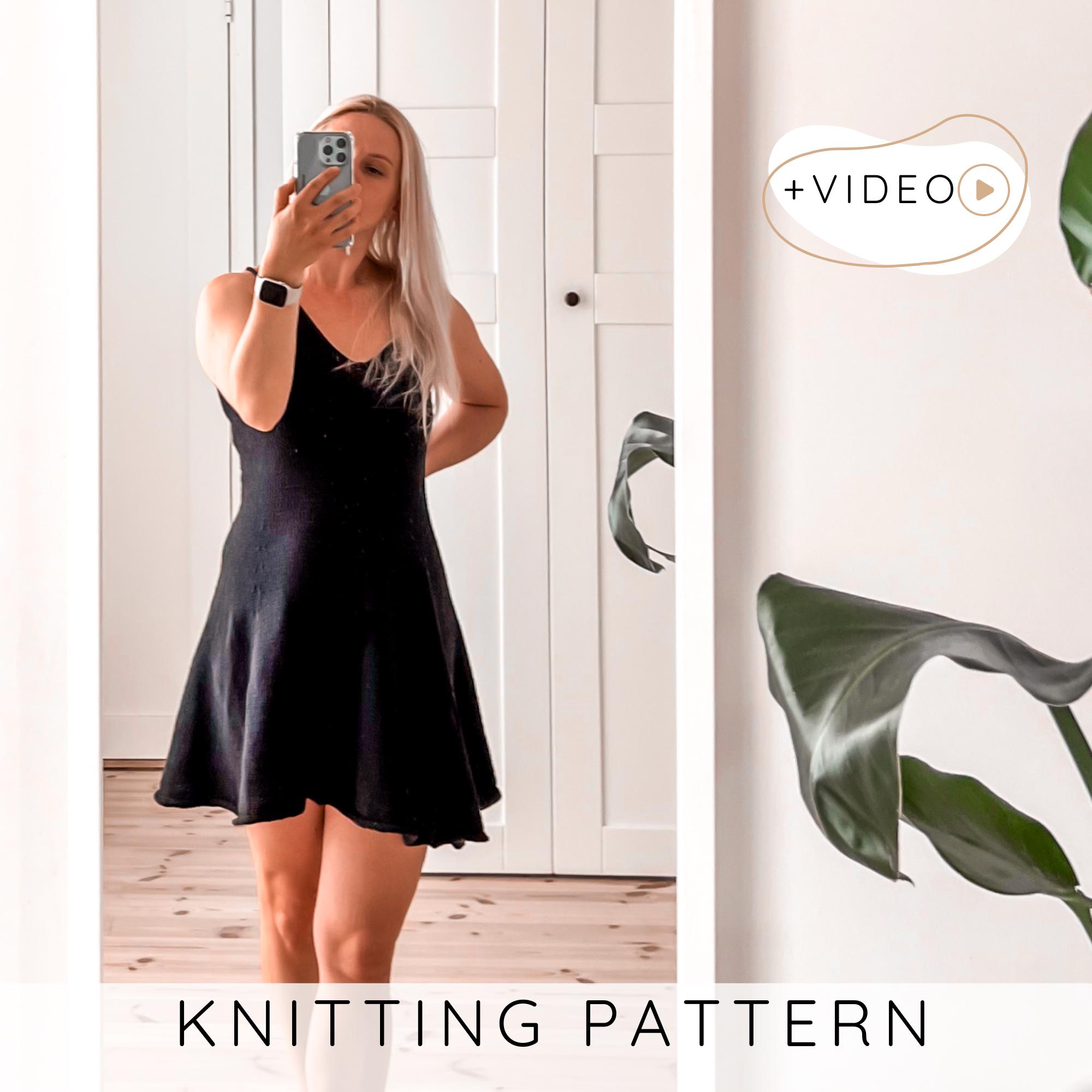 Slip Dress Knitting Pattern - Etsy