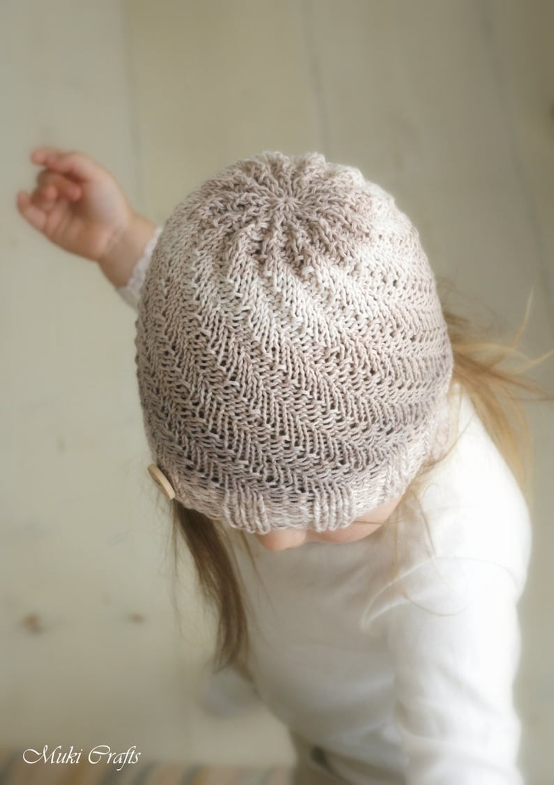 Beanie Hat KNITTING PATTERN Kids Light Hat Knit Pattern with Beginner Scarf, Easy Scarf Knit Pattern, Textured Toque Pattern I Ashton Set image 5