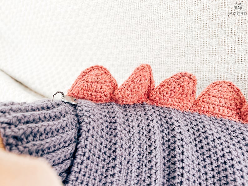 Dragon Dog Sweater Crochet Pattern, Cozy Pet Jumper with Spikes, DIY Dog Clothes, 7 Sizes I Doggo No 6 image 4