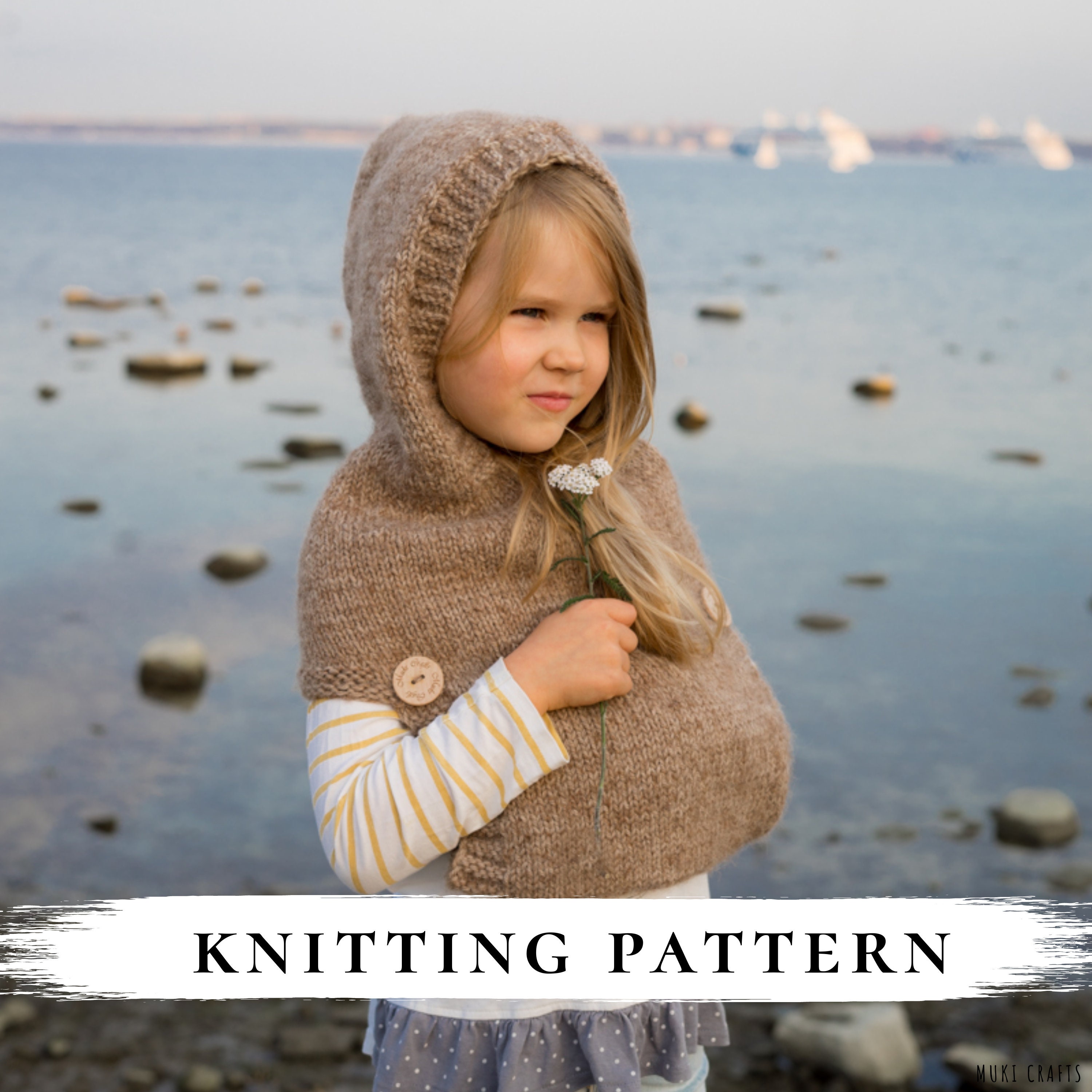 KNITTING PATTERN Hooded Cowl X Hoodie 