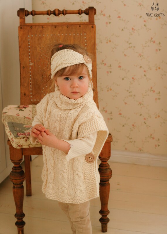 Knitting Pattern Cable Poncho Headband Robyn Knitting Pattern Cable Poncho Headband Robyn