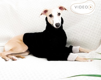 Seamless Dog Sweater KNITTING PATTERN,- Easy Pet Pullover for Small to Large Dog Jumper Pattern, Beginner Knit Video Tutorial I Doggo no 9