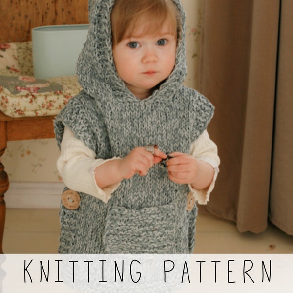 Poncho Knitting Pattern - Etsy
