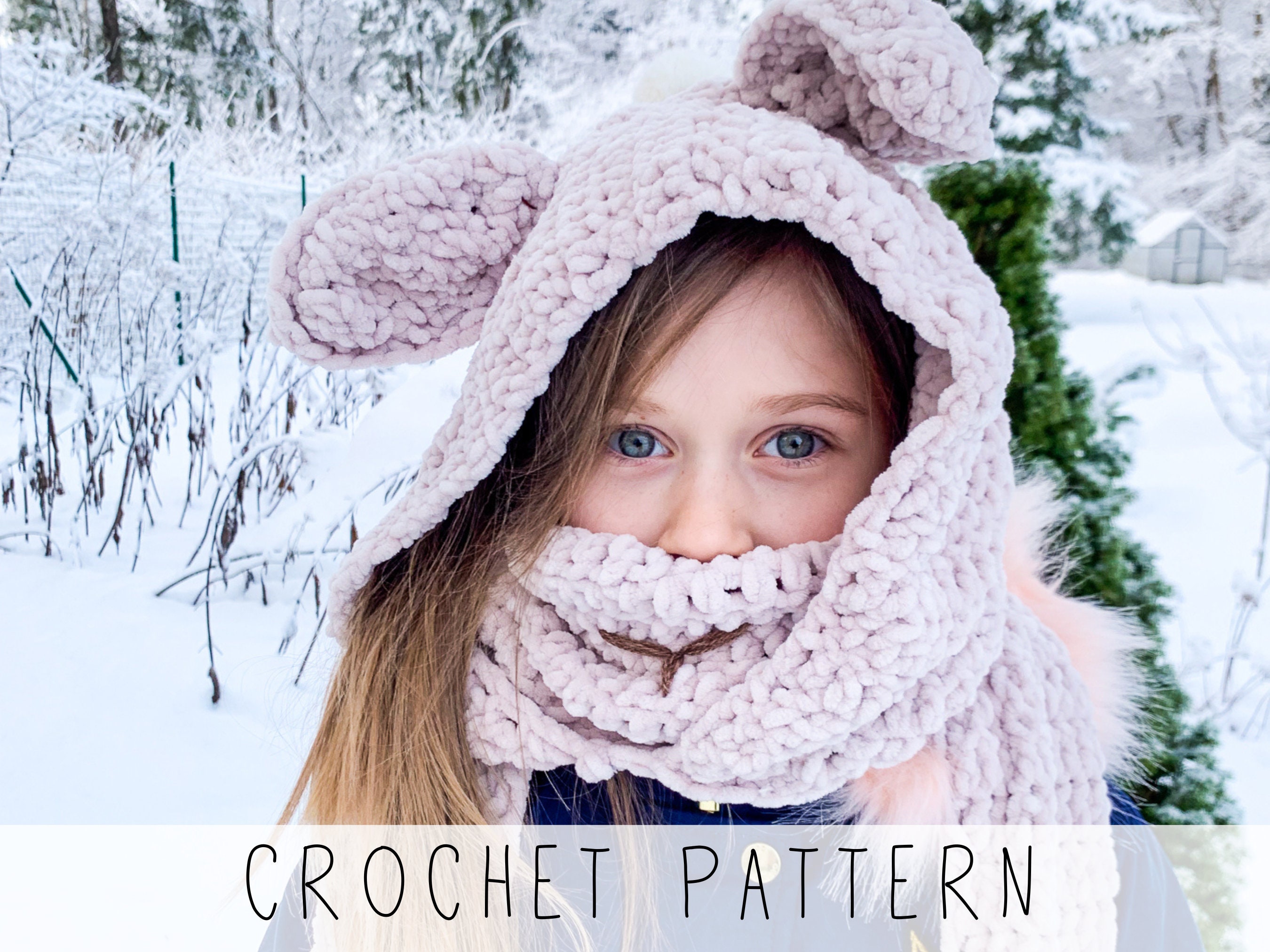 Bunny Hooded Scarf CROCHET PATTERN Kids Hooded Cowl Crochet Pattern Bunny Pocket Scarf Crochet Pattern Toddler Snood I Suede Etsy New Zealand