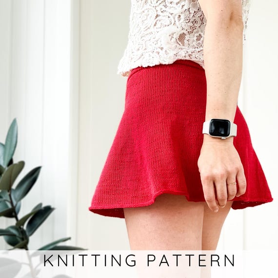 Summer Skirt KNITTING PATTERN, Airy Knit Midi Skirt Pdf, Beach Cover Up Pattern for Women (XS to 3XL size), A-shaped Skirt  I Kandy