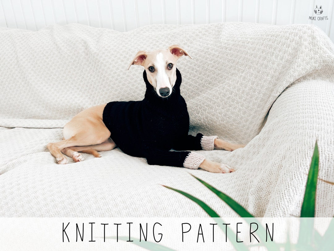 Dog Winter Sweater KNITTING PATTERN Medium Dog Jumper Knit Etsy