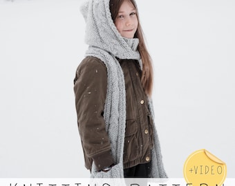 2WAY HOODED MUFFLER KNIT / IVORY – VIAVANDA