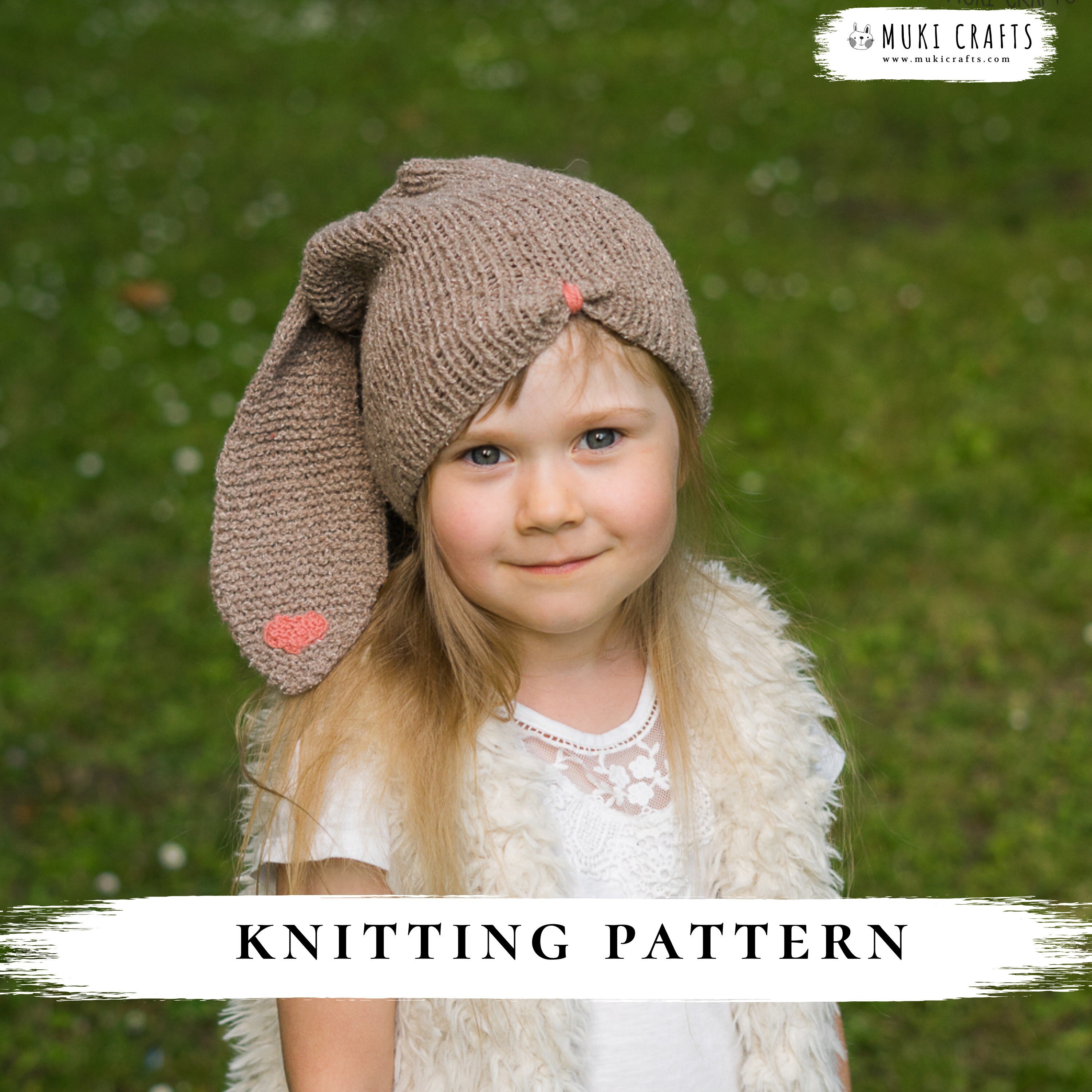 KNITTING PATTERN Bunny Hat X Kids Knit 