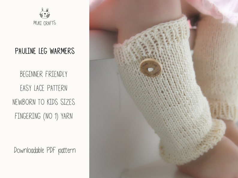 KNITTING PATTERN Easy Leg Warmers X Baby Leg Warmers Knit Etsy