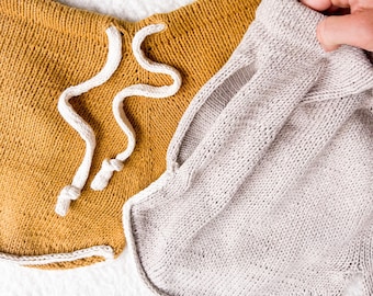 Fitted Lounge Shorts KNITTING PATTERN, Womens Seamless Knit Short Pattern, Summer Bottoms with Pockets Dk Weight (XS-3XL) I Aryna Shorts