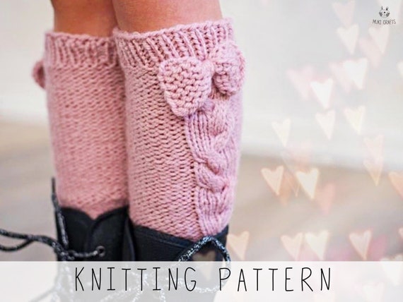 Vintage Knitting Patterns Womens Girls Legwarmers PDF Instant