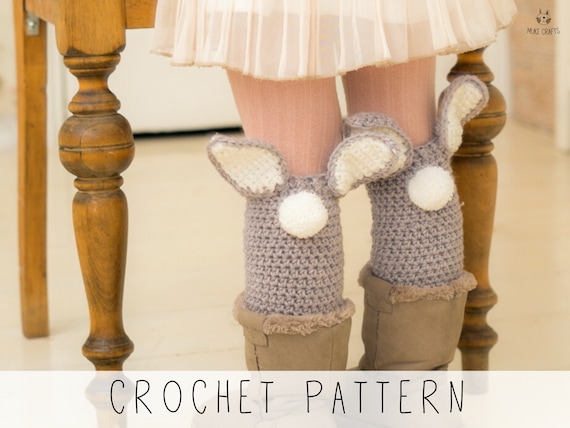 Bunny Leg Warmers CROCHET PATTERN Bunny Crochet Pattern Warmers Baby Leg Warmers Easy Crochet Pattern Leg Warmers With Floppy Ears I Coco Etsy