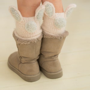 Bunny Leg Warmers KNITTING PATTERN Easy Kids warmer Knit Pattern Bunny Baby Leg Warmers Pattern Girls Gift Bunny Lover I Bunny Lilly image 4