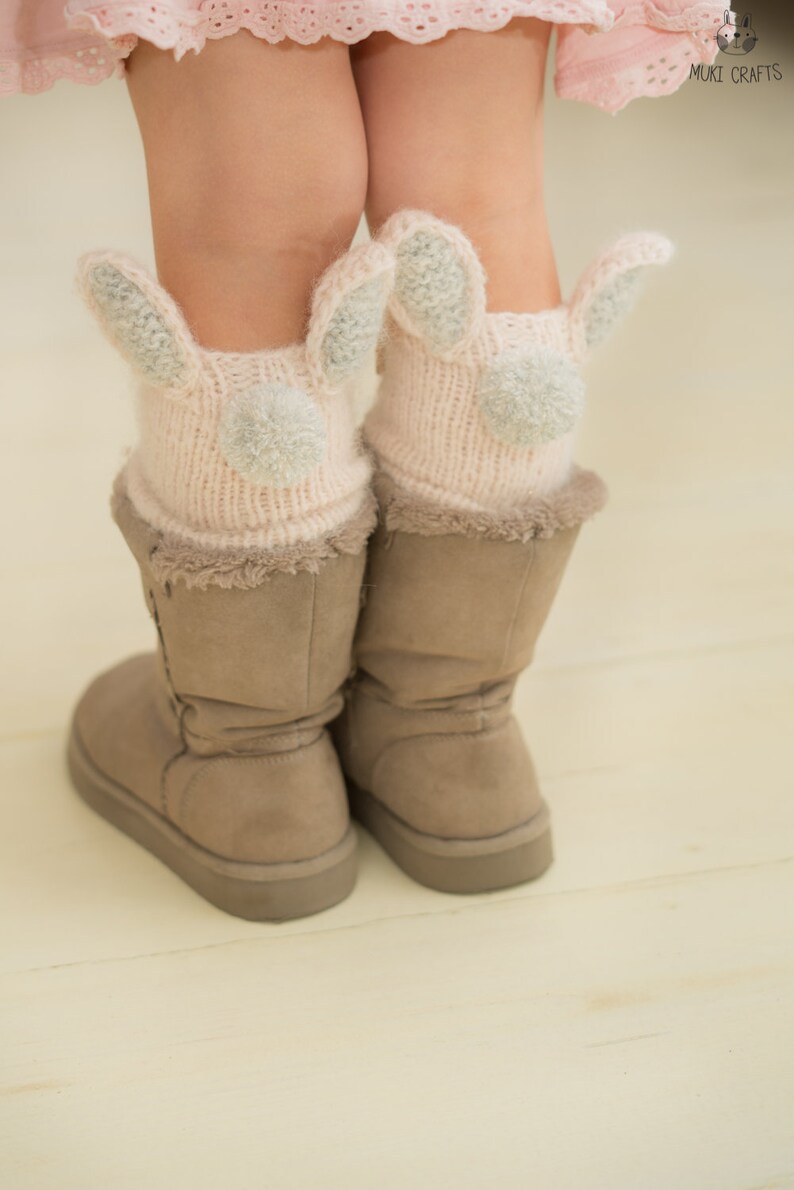 Bunny Leg Warmers KNITTING PATTERN Easy Kids warmer Knit Pattern Bunny Baby Leg Warmers Pattern Girls Gift Bunny Lover I Bunny Lilly image 4