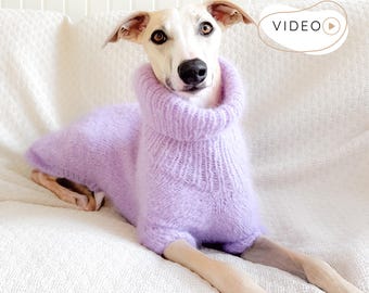 Dog Sweater KNITTING PATTERN, Collared Pet Pullover, Seamless Knit Dog Jumper for Small Pups and Large Dogs I Doggo no 9
