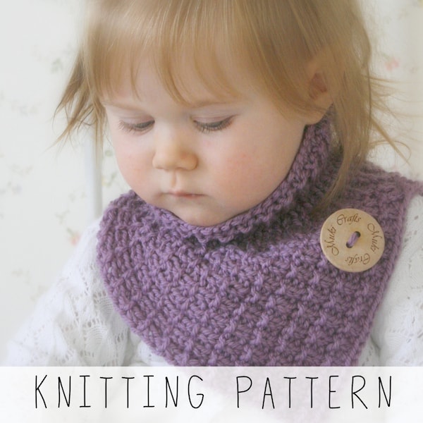 Kids Cowl KNITTING PATTERN Baby Cowl Knit Pattern Boys Textured Cowl, Kids Neck Warmer Pattern, Toddler Cowl Knitting Pattern I Alex