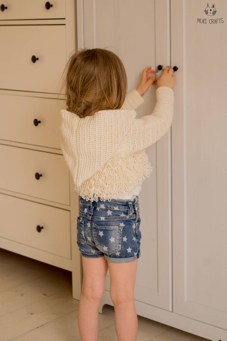 crochet cropped jacket