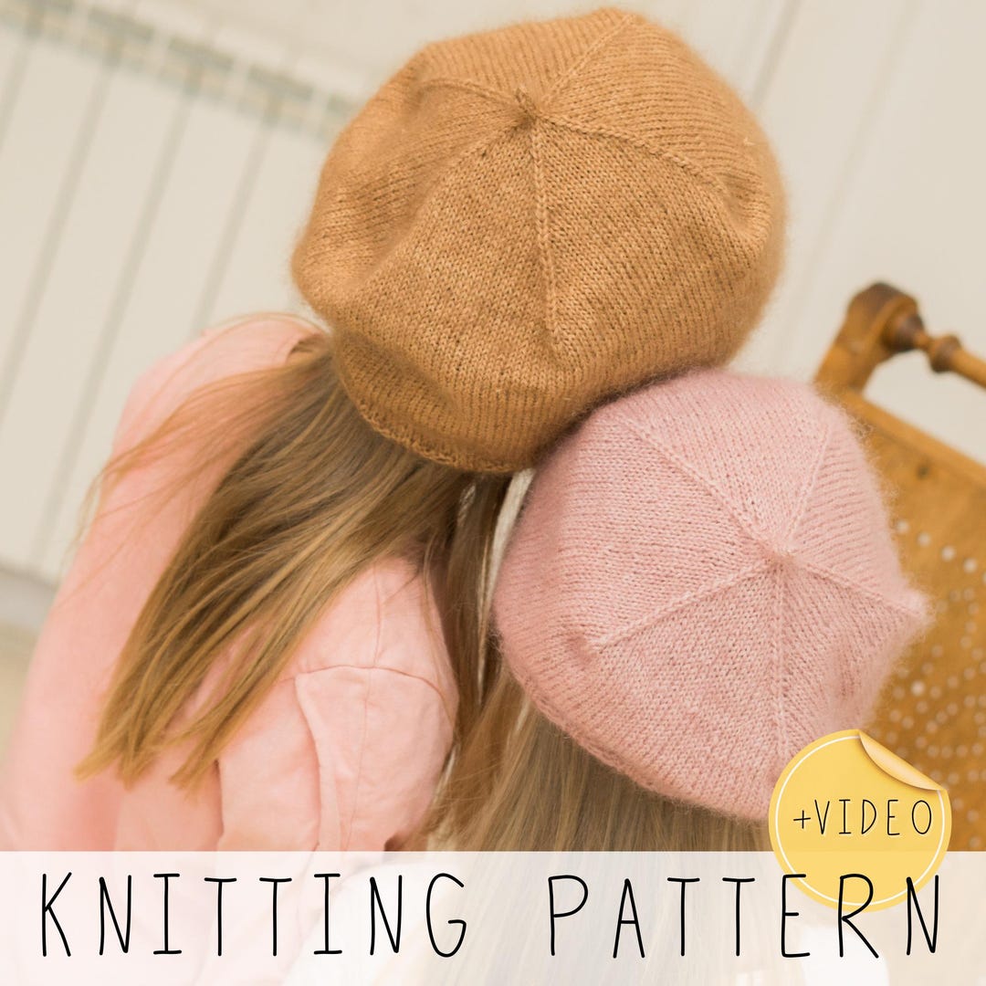 Buy Classic Knit Beret Pattern: Vintage Style Hat With Video (PDF Pattern)  Carmel Online in India