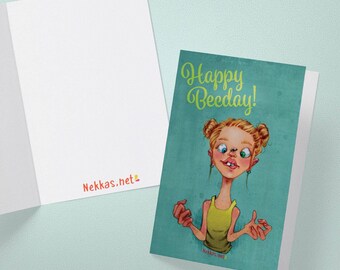 Happy Beeday • Card