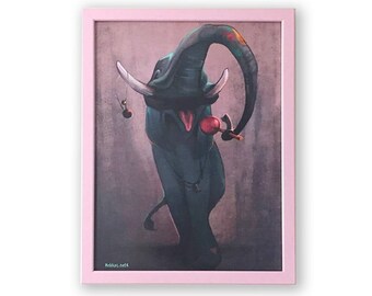 Lollipop Ellie • Framed Print