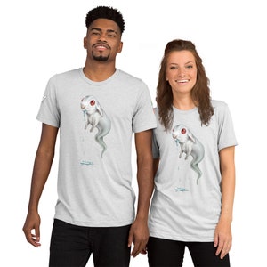 Drooling Ghost Bunny Short sleeve t-shirt image 7