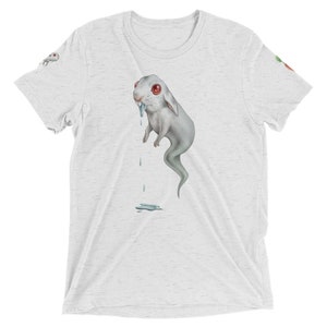 Drooling Ghost Bunny Short sleeve t-shirt image 3