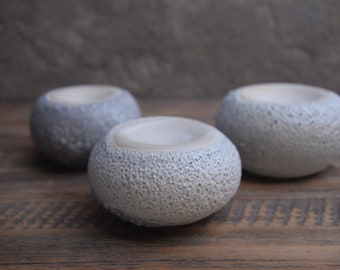 Textured lava crater glazed stoneware home decor, classic minimalist monochrome handcrafted handmade wheel thrown pottery