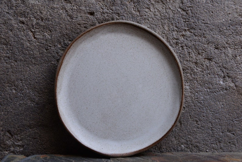 Butter dish, minimal nordic natural, handmade wheel thrown organic image 7