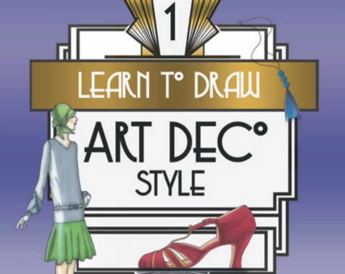 Learn to Draw Art Deco Style Vol. 1 Etsy