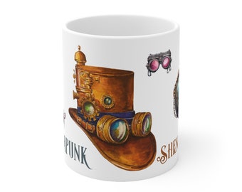 Steampunk Shenanigans Ceramic Mug 11oz