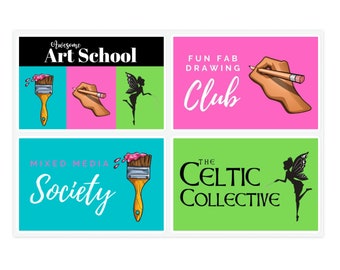 Official Awesome Art School & Art Club Sticker Sheets