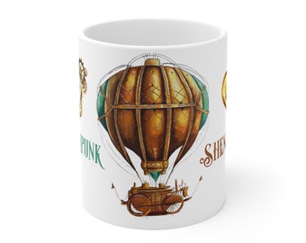 Steampunk Shenanigans Ceramic Mug 11oz