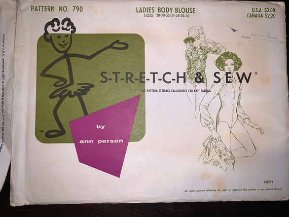 Stretch and Sew 1395 Ladies' One-piece Bikini Bust - Etsy