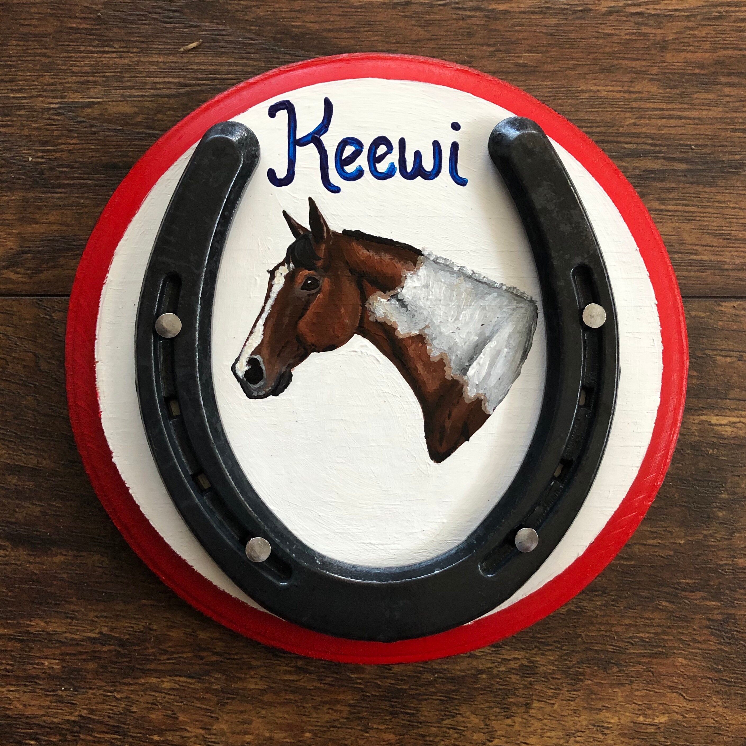 Personalized Hand Painted Horse Stall Name Plate With Optional Etsy UK