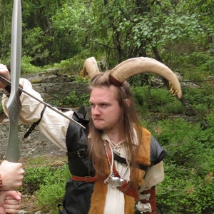 Replica Wide Goat Horns