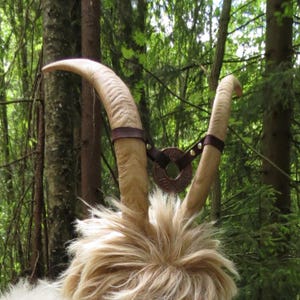 Classic Goat Replica Horns
