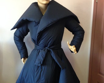 Asymmetrical Puffer Coat: Women's Winter Hoodie Down Jacket