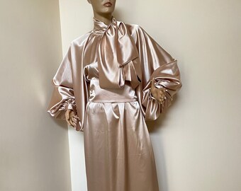long dress satin polos