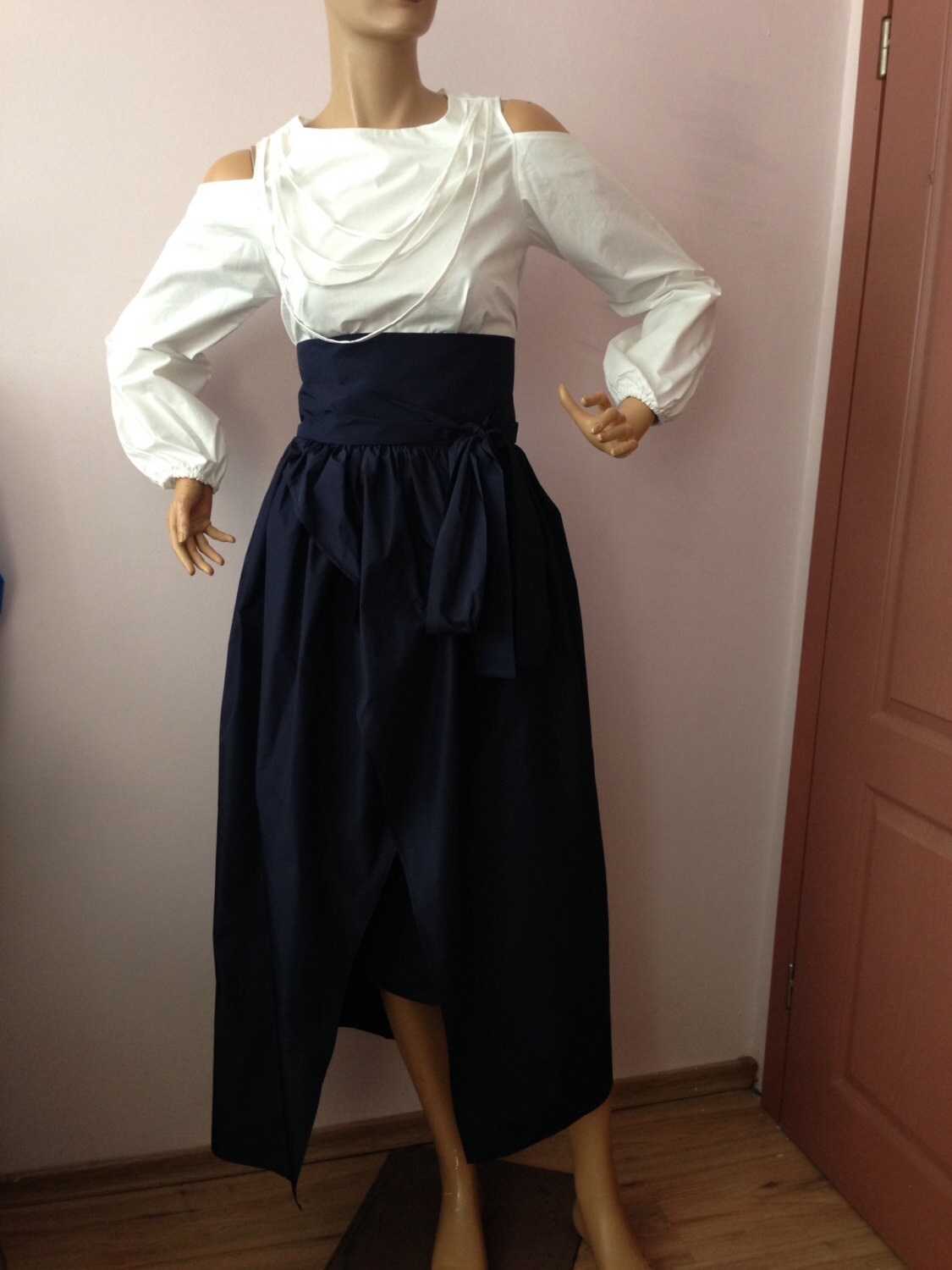 Gothic Maxi Skirt | Burgundy Victorian Skirt | Ballgown | Burleska
