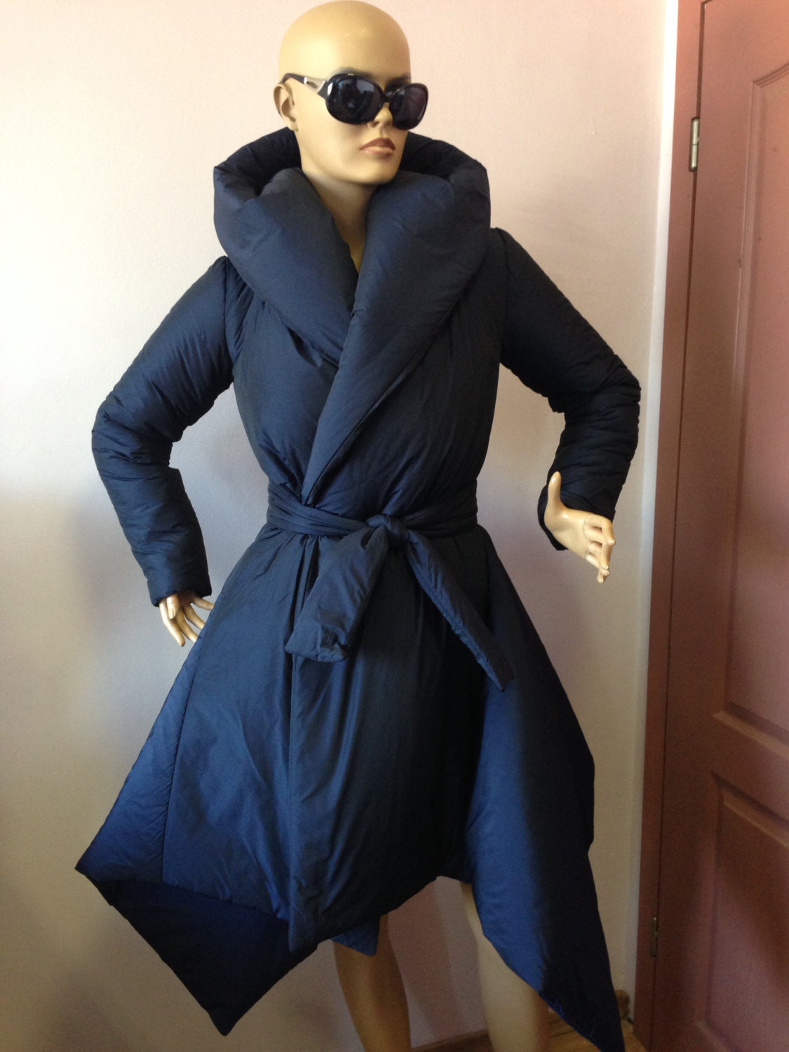 Women's Winter Hoodie Down Coat/ Wraped Puffer - Etsy