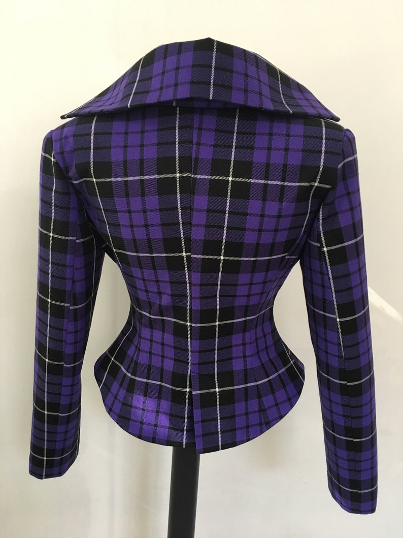 Red Tartan Checked Royal Stewart Tailored Suit /womens Plaid - Etsy