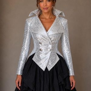 ladies silver dress jacket Buy Sequin Ruched Sleeve Blazer from Next USA SUBDD25